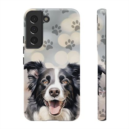 Border Collie Phone Case by Tough Cases (Apple iPhone, Samsung Galaxy, and Google Pixel)