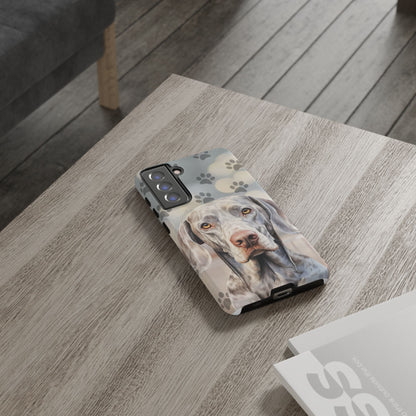 Weimaraner Phone Case by Tough Cases (Apple iPhone, Samsung Galaxy, and Google Pixel)