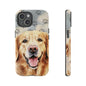 Golden Retriever Phone Case by Tough Cases (iphone 15, pro and Max)