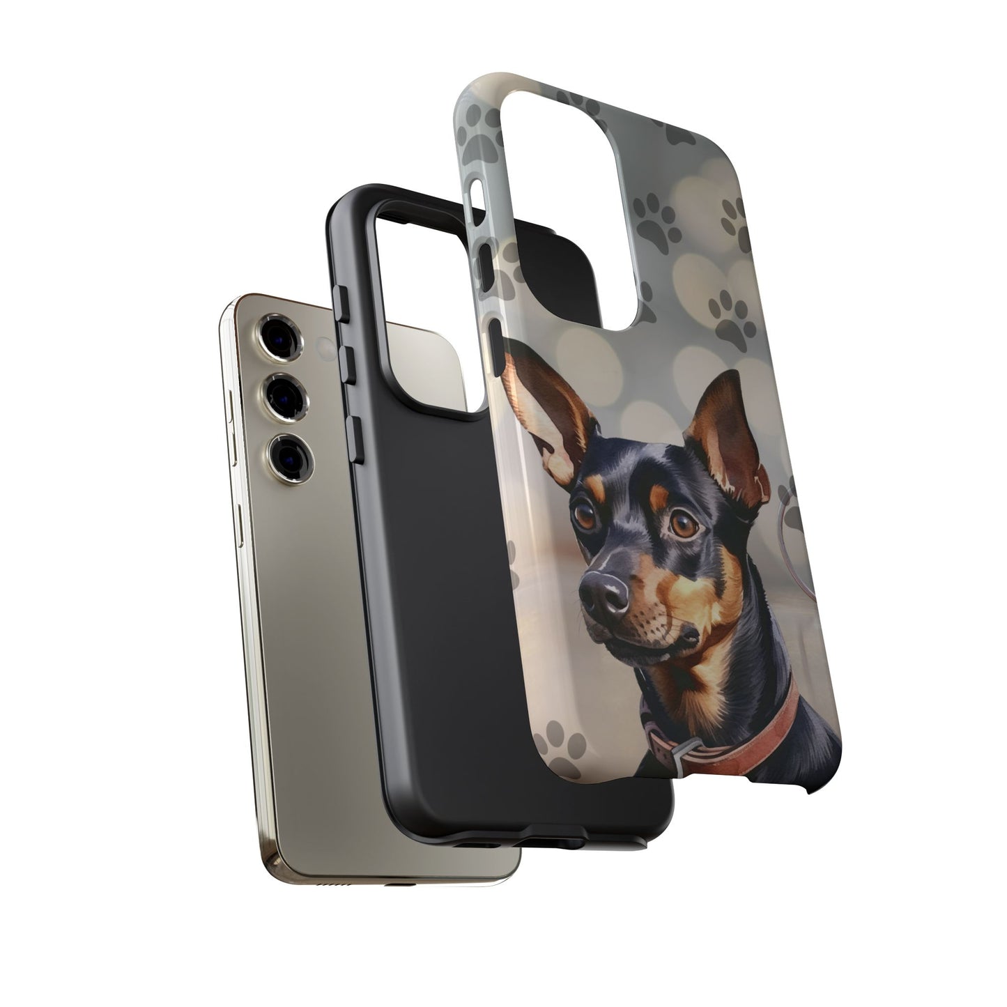 Miniature Pinscher by Tough Cases (Apple iPhone, Samsung Galaxy, and Google Pixel)