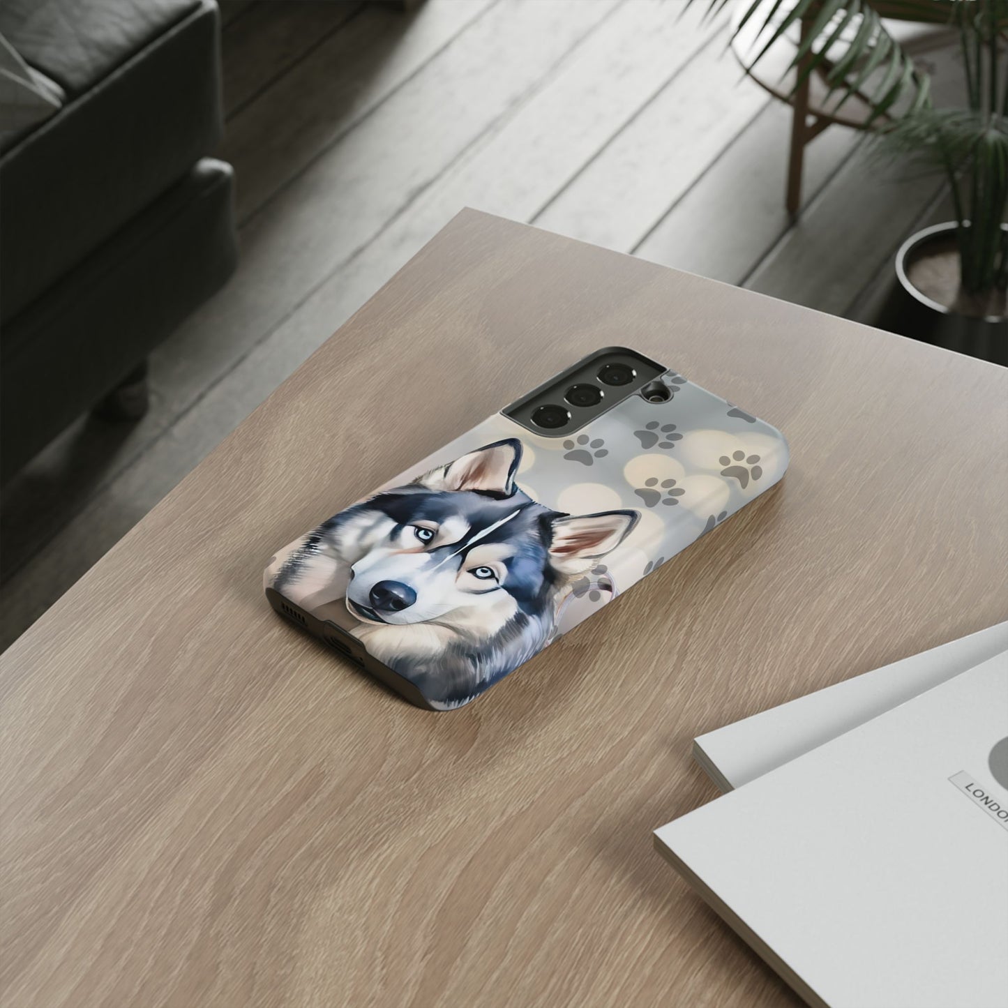 Siberian Husky Phone Cases by Tough Cases (Apple iPhone, Samsung Galaxy, and Google Pixel)