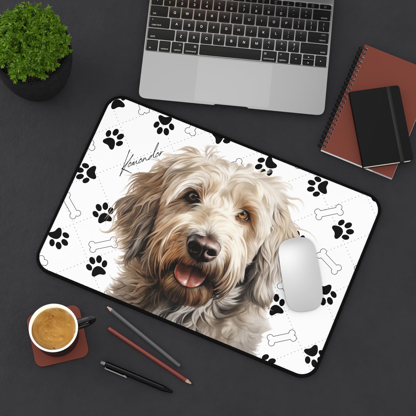 Komondor Desk Mat