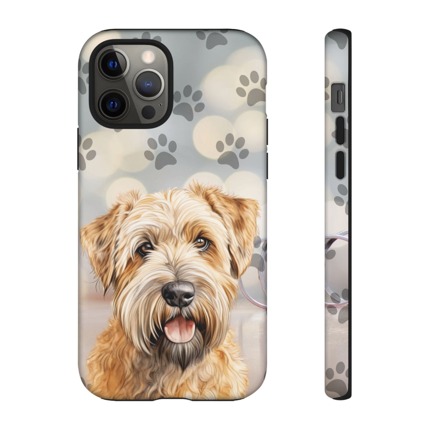 Self-Coated Wheaten Terrier by Tough Cases (Apple iPhone, Samsung Galaxy, and Google Pixel)