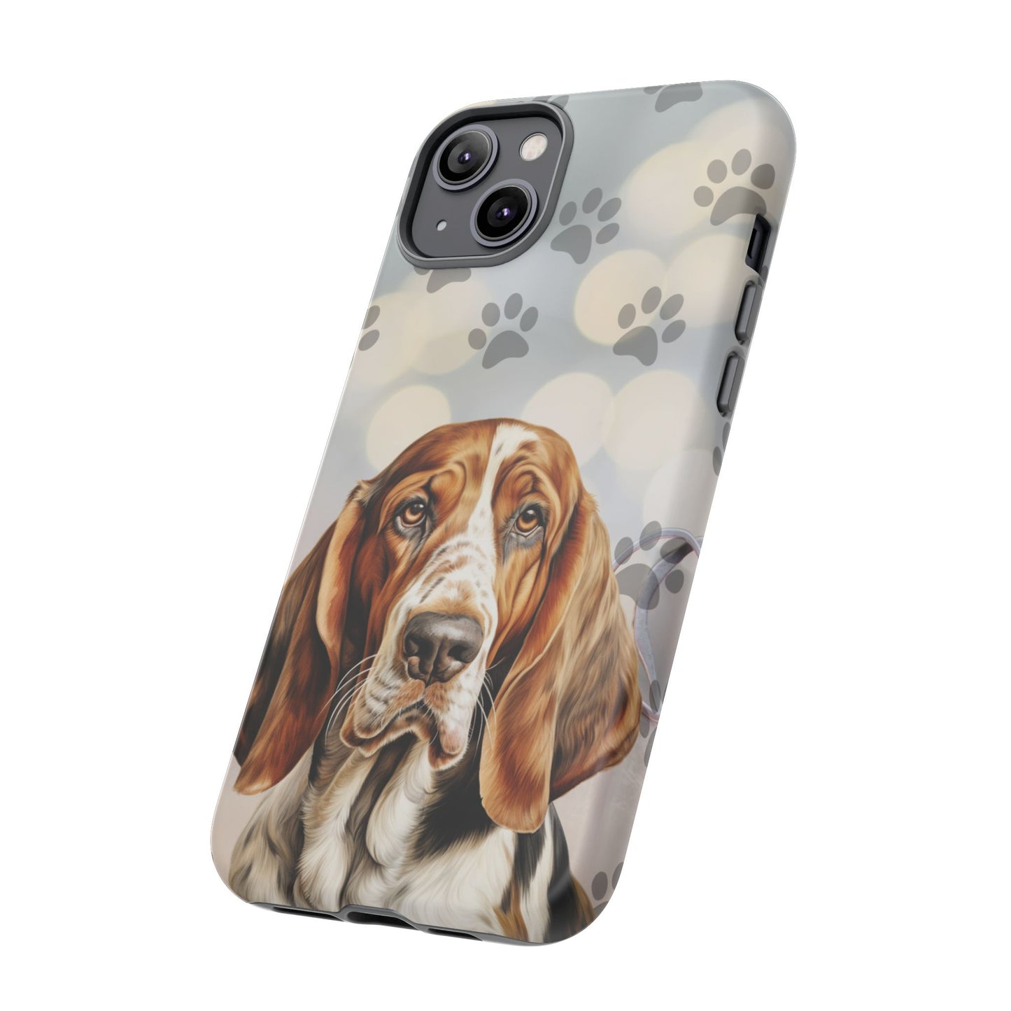 Basset Hound Phone Case by Tough Cases (Apple iPhone, Samsung Galaxy, and Google Pixel)