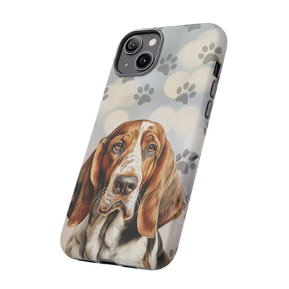 Basset Hound Phone Case by Tough Cases (Apple iPhone, Samsung Galaxy, and Google Pixel)