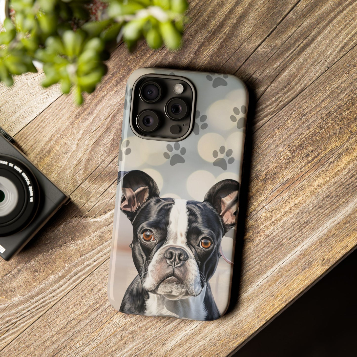 Boston Terrier Phone Case by Tough Cases (Apple iphone, Samsung galaxy, Google Pixel) Boston Terrier