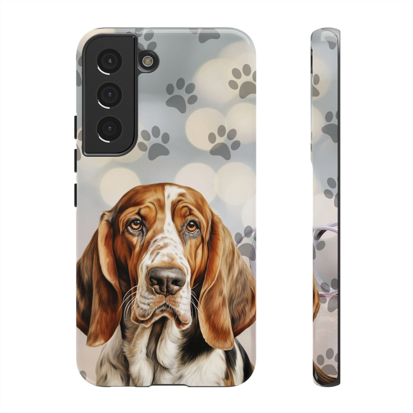 Basset Hound Phone Case by Tough Cases (Apple iPhone, Samsung Galaxy, and Google Pixel)