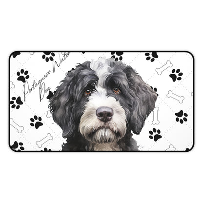 Portuguese Water Dog Desk Mat