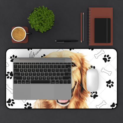 Golden Retriever Desk Mat