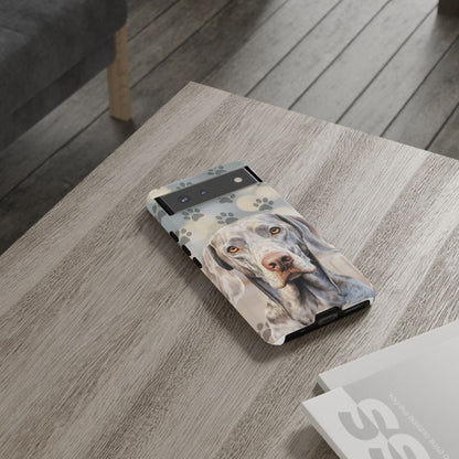 Weimaraner Phone Case by Tough Cases (Apple iPhone, Samsung Galaxy, and Google Pixel)