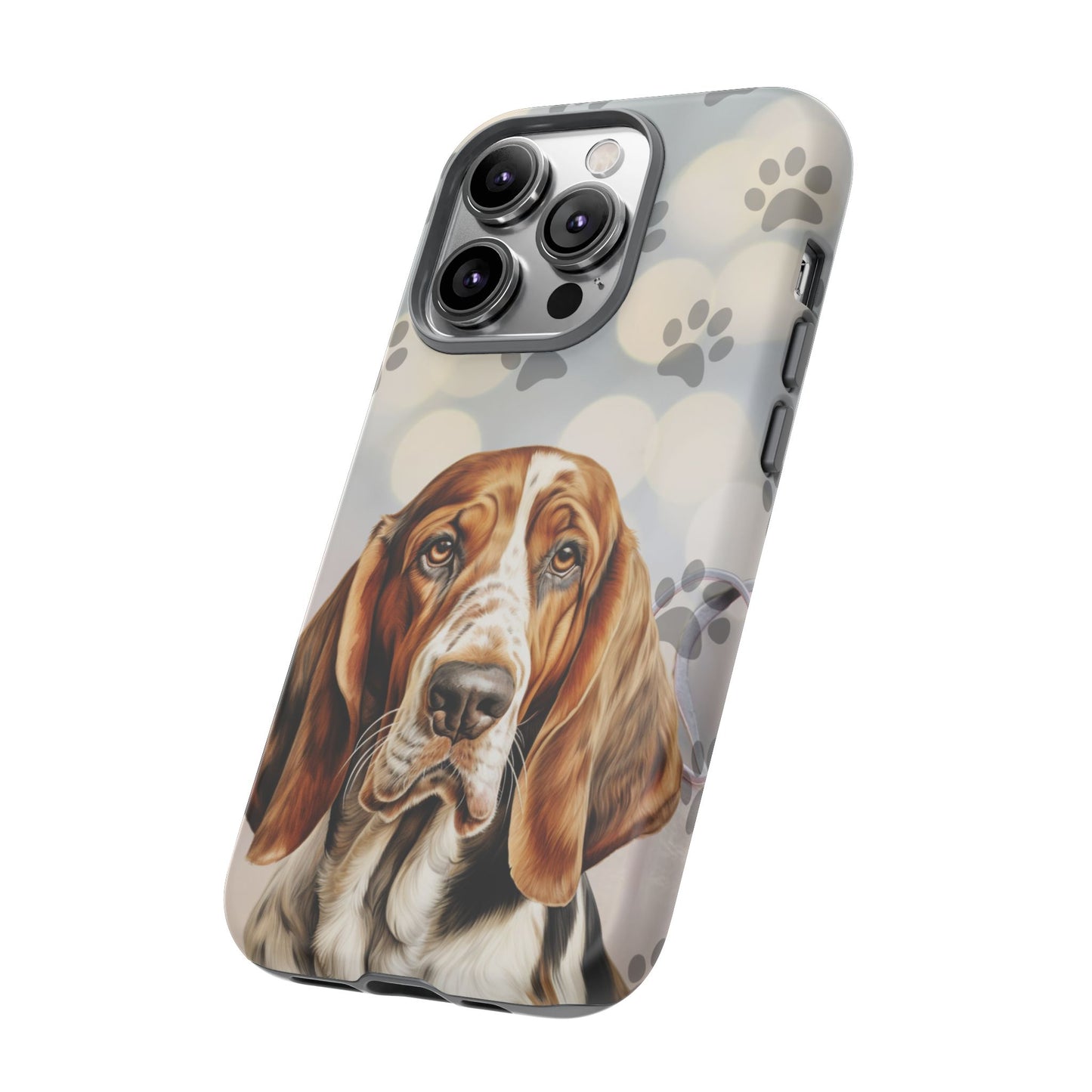 Basset Hound Phone Case by Tough Cases (Apple iPhone, Samsung Galaxy, and Google Pixel)