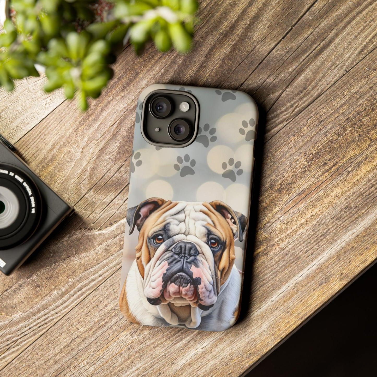 Bull Dog Phone Case by Tough Cases (Apple iPhone, Samsung Galaxy, and Google Pixel)