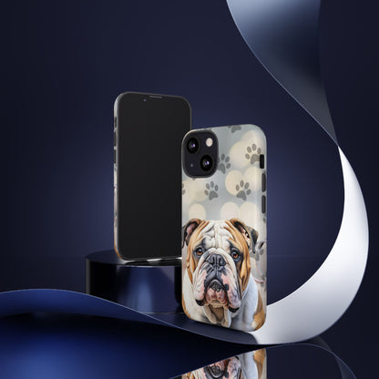 Bull Dog Phone Case by Tough Cases (Apple iPhone, Samsung Galaxy, and Google Pixel)
