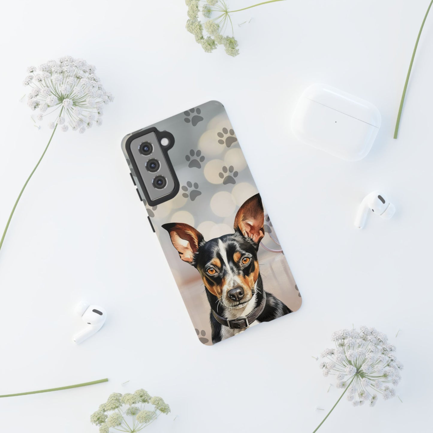 Rat Terrier by Tough Cases a (Apple iPhone, Samsung Galaxy, and Google Pixel)
