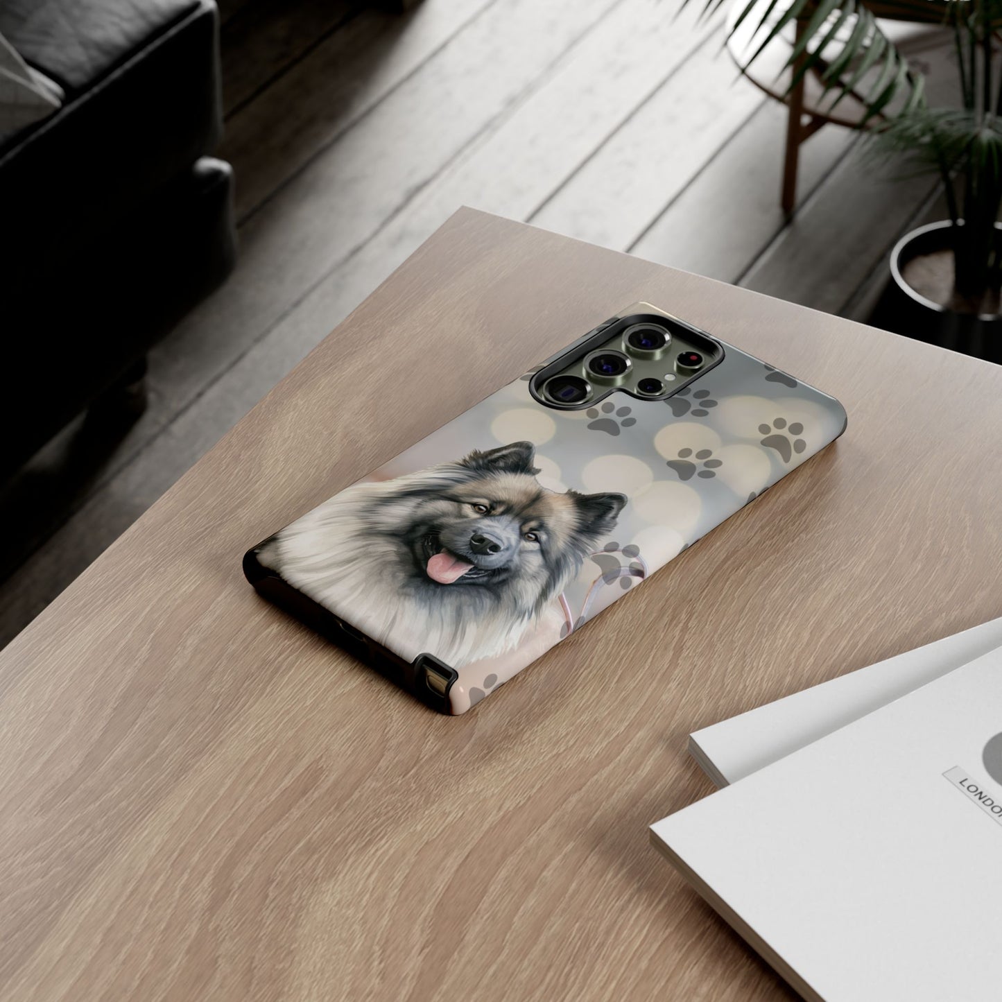 Keeshond Phone Case by Tough Cases ( Apple iPhone, Samsung Galaxy, and Google Pixel)