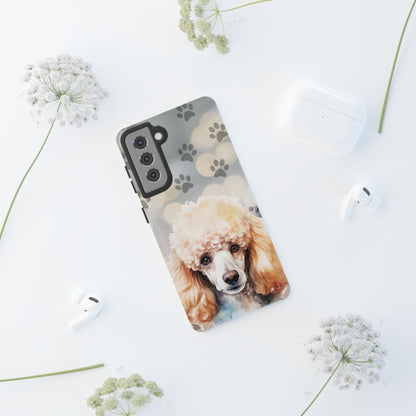 Poodle Phone Case by Tough Cases (Apple iPhone, Samsung Galaxy, and Google Pixel )