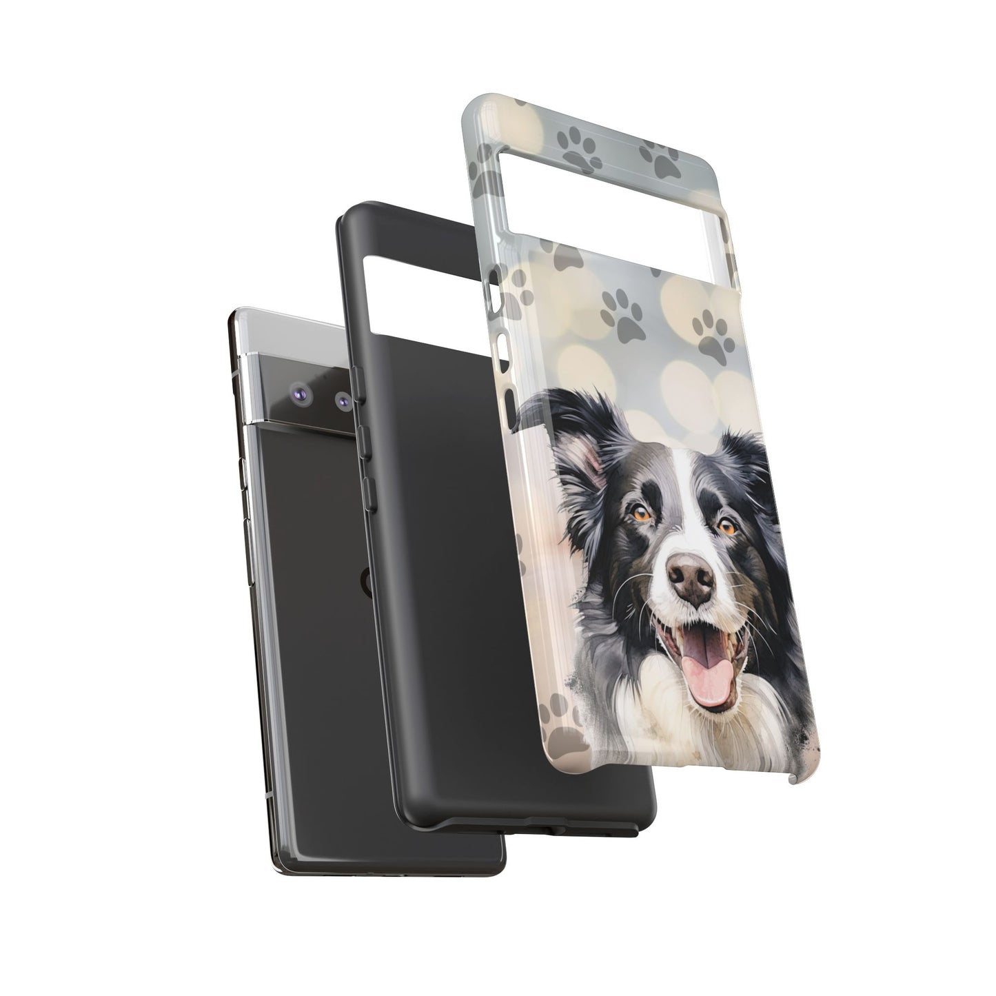 Border Collie Phone Case by Tough Cases (Apple iPhone, Samsung Galaxy, and Google Pixel)