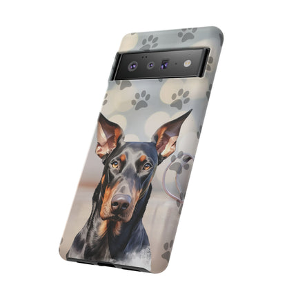 Doberman Phone Case by Tough Cases (Apple iPhone, Samsung Galaxy, and Google Pixel)