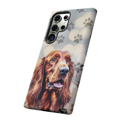 Irish Setter Phone Case by Tough Cases (Apple iPhone, Samsung Galaxy, and Google Pixel)