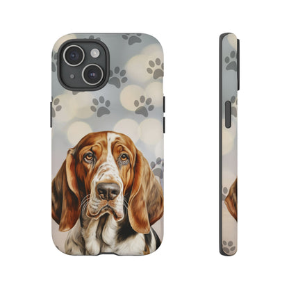 Basset Hound Phone Case by Tough Cases (Apple iPhone, Samsung Galaxy, and Google Pixel)