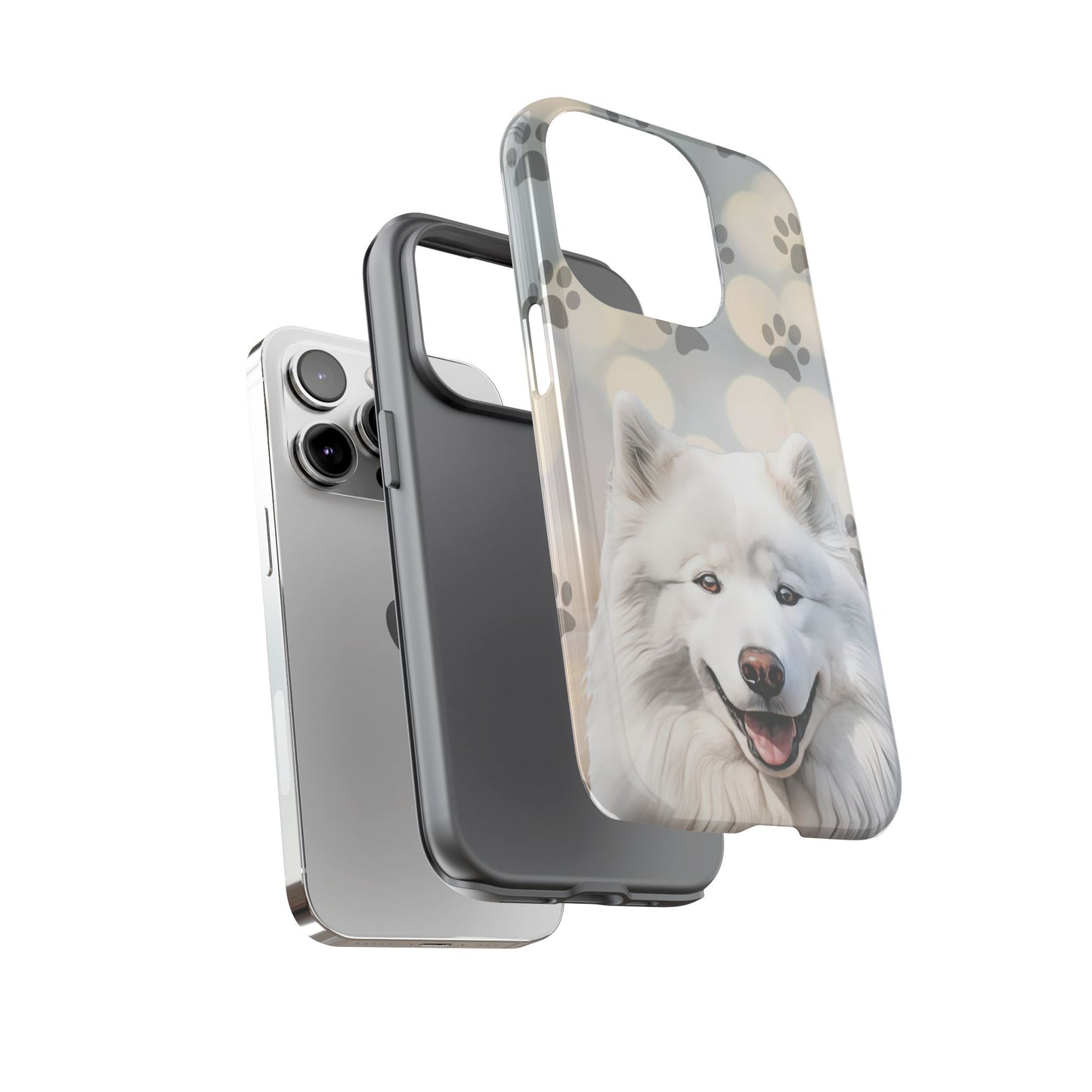 Samoyed Phone Case by Tough Cases (Apple iPhone, Samsung Galaxy, and Google Pixel)