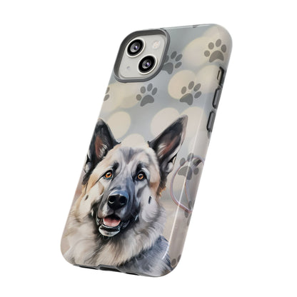 Norwegian Elkhound by Tough Cases (Apple iPhone, Samsung Galaxy, and Google Pixel)