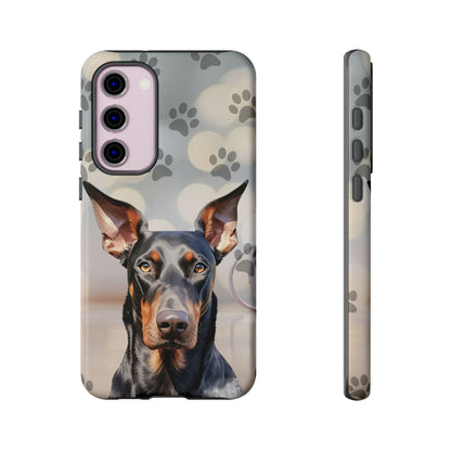 Doberman Phone Case by Tough Cases (Apple iPhone, Samsung Galaxy, and Google Pixel)