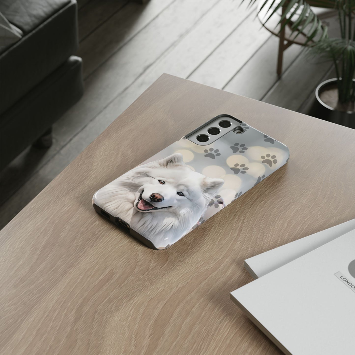 Samoyed Phone Case by Tough Cases (Apple iPhone, Samsung Galaxy, and Google Pixel)