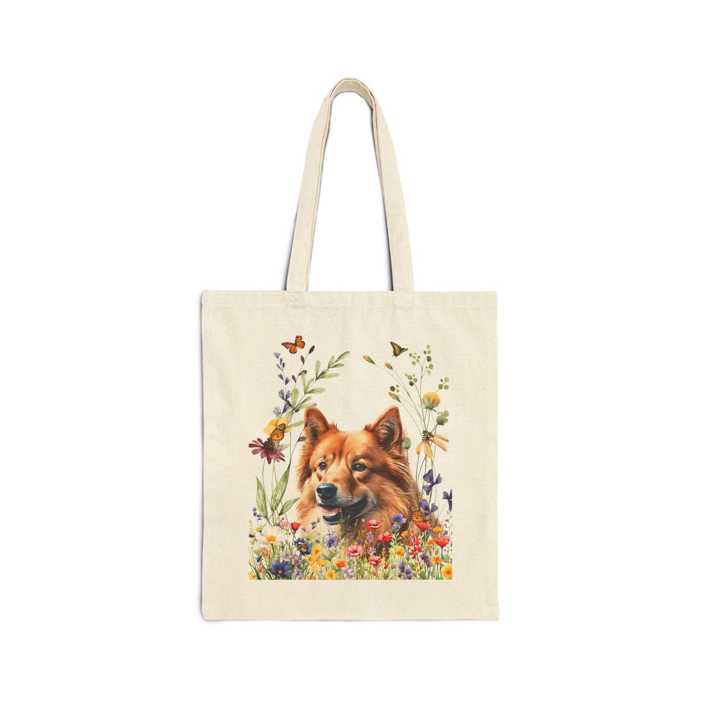 Finnish Spitz Canvas Tote Bag