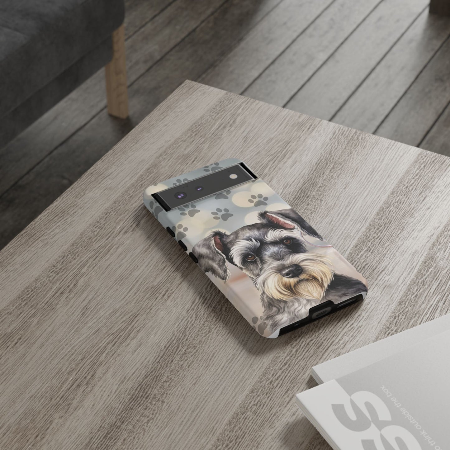 Miniature Schnauzer by Tough Cases (Apple iPhone, Samsung Galaxy, and Google Pixel)