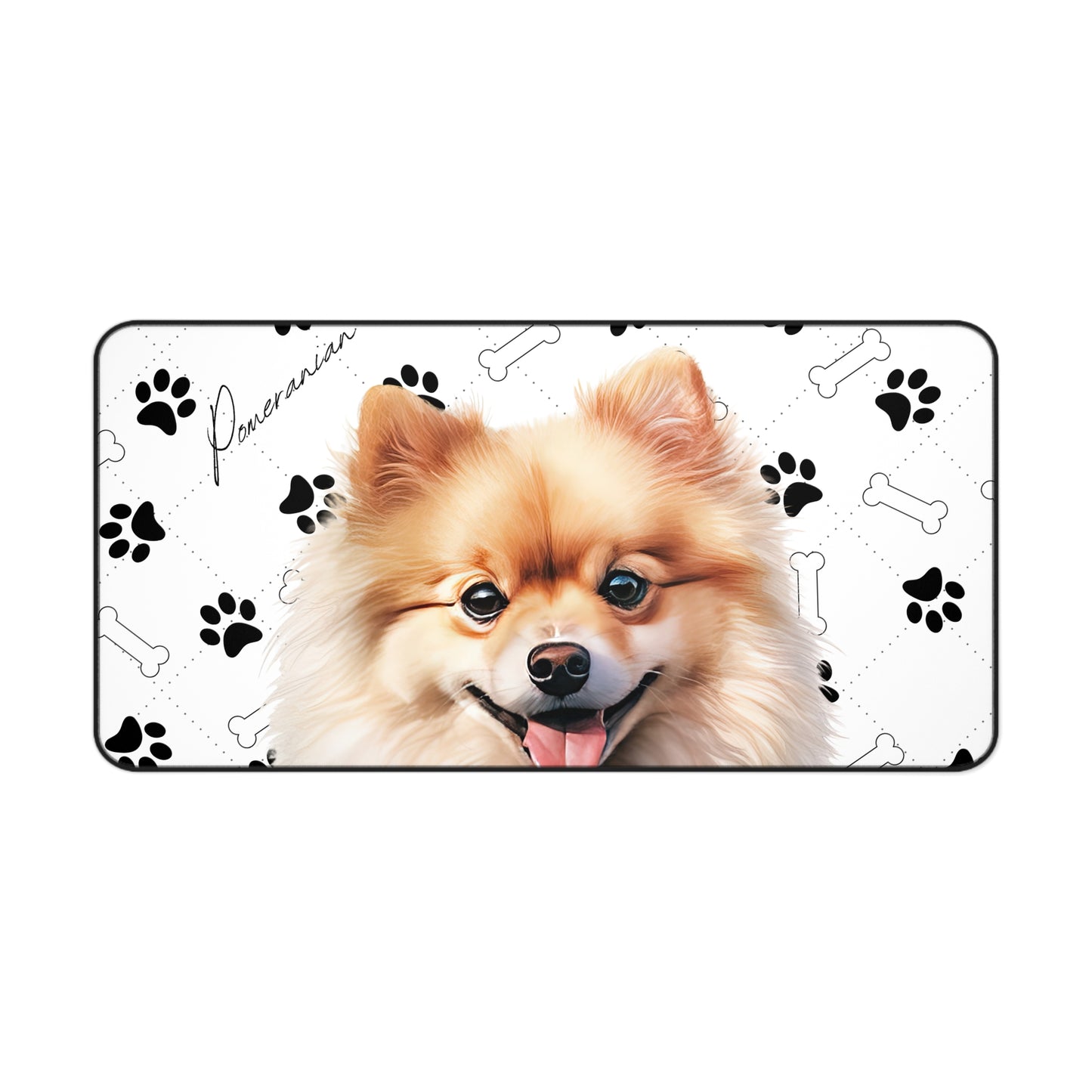 Pomeranian Desk Mat