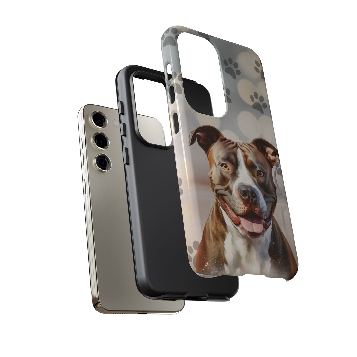 Phone Case by Tough Cases (Apple iphone, Samsung Galaxy, Google Pixel) Staffordshire Terrier