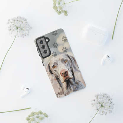 Weimaraner Phone Case by Tough Cases (Apple iPhone, Samsung Galaxy, and Google Pixel)