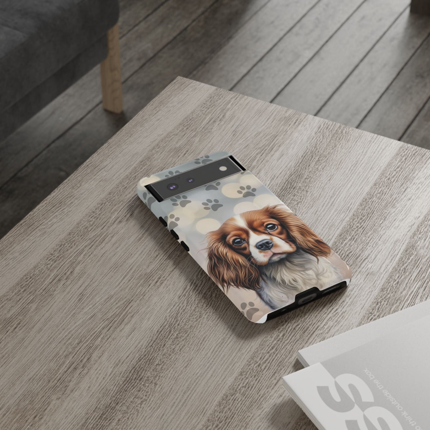 Cavalier King Charles Spaniel phone case by Tough Cases (Apple iPhone, Samsung Galaxy, and Google Pixel)
