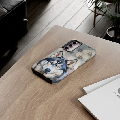 Siberian Husky Phone Cases by Tough Cases (Apple iPhone, Samsung Galaxy, and Google Pixel)