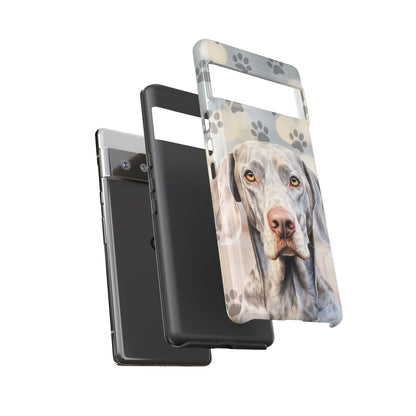 Weimaraner Phone Case by Tough Cases (Apple iPhone, Samsung Galaxy, and Google Pixel)