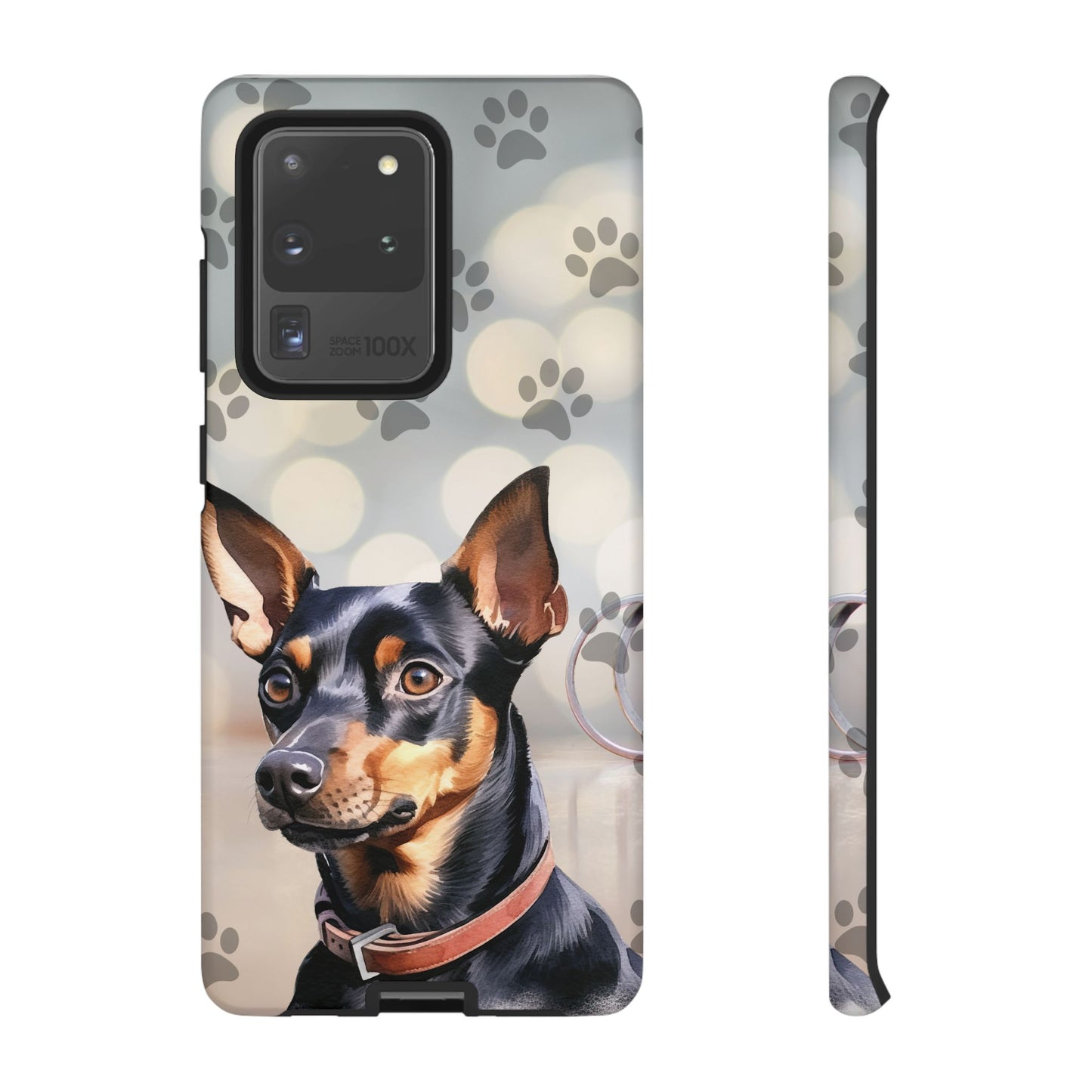 Miniature Pinscher by Tough Cases (Apple iPhone, Samsung Galaxy, and Google Pixel)