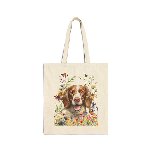 Welsh Springer Spaniel Canvas Tote