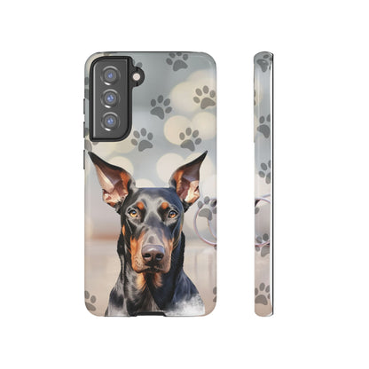 Doberman Phone Case by Tough Cases (Apple iPhone, Samsung Galaxy, and Google Pixel)
