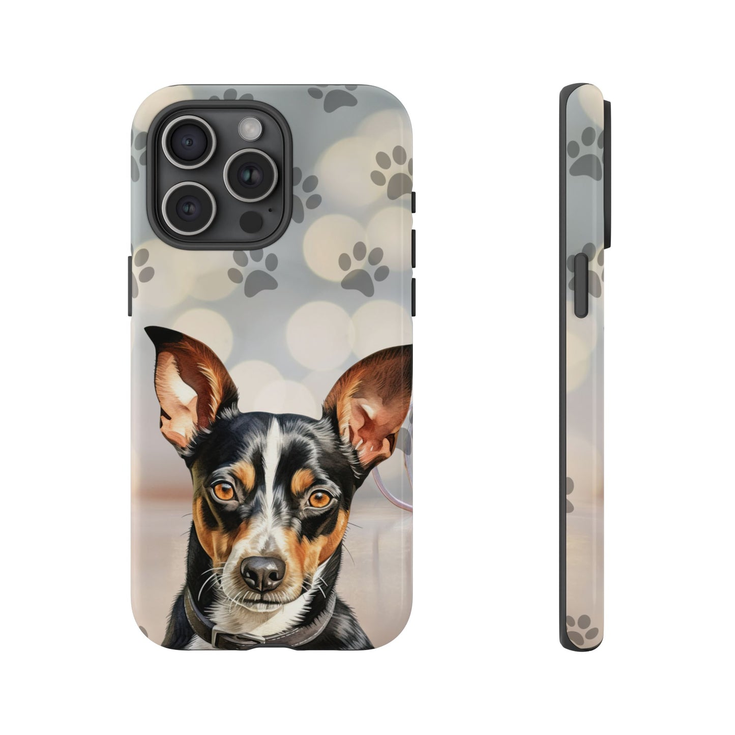 Rat Terrier by Tough Cases a (Apple iPhone, Samsung Galaxy, and Google Pixel)