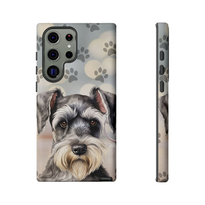 Miniature Schnauzer by Tough Cases (Apple iPhone, Samsung Galaxy, and Google Pixel)