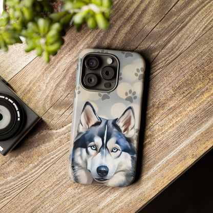 Siberian Husky Phone Cases by Tough Cases (Apple iPhone, Samsung Galaxy, and Google Pixel)