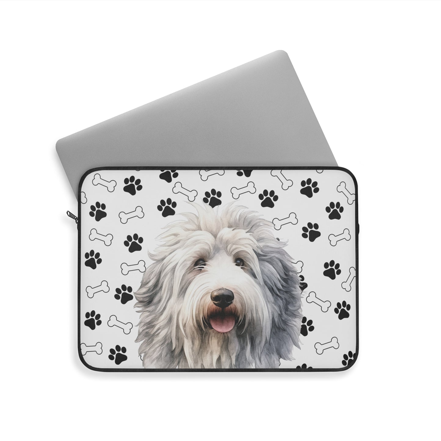 Old English Sheepdog Laptop Sleeve