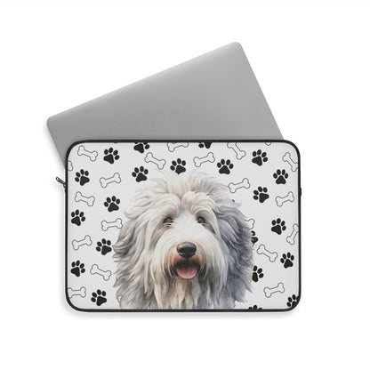 Old English Sheepdog Laptop Sleeve