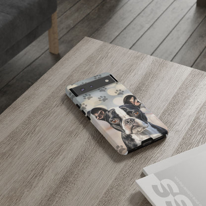 Boston Terrier Phone Case by Tough Cases (Apple iphone, Samsung galaxy, Google Pixel) Boston Terrier
