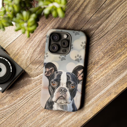 Boston Terrier Phone Case by Tough Cases (Apple iphone, Samsung galaxy, Google Pixel) Boston Terrier
