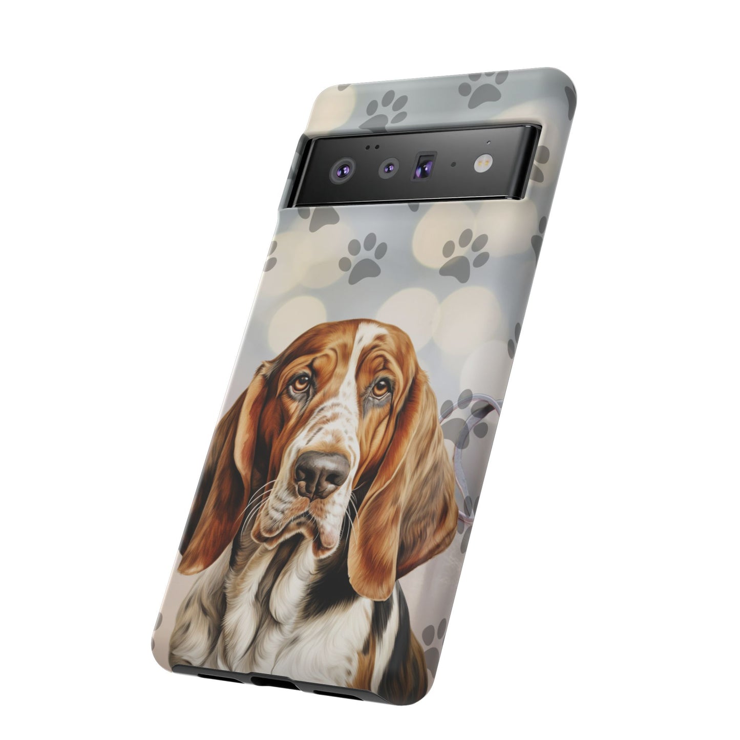 Basset Hound Phone Case by Tough Cases (Apple iPhone, Samsung Galaxy, and Google Pixel)