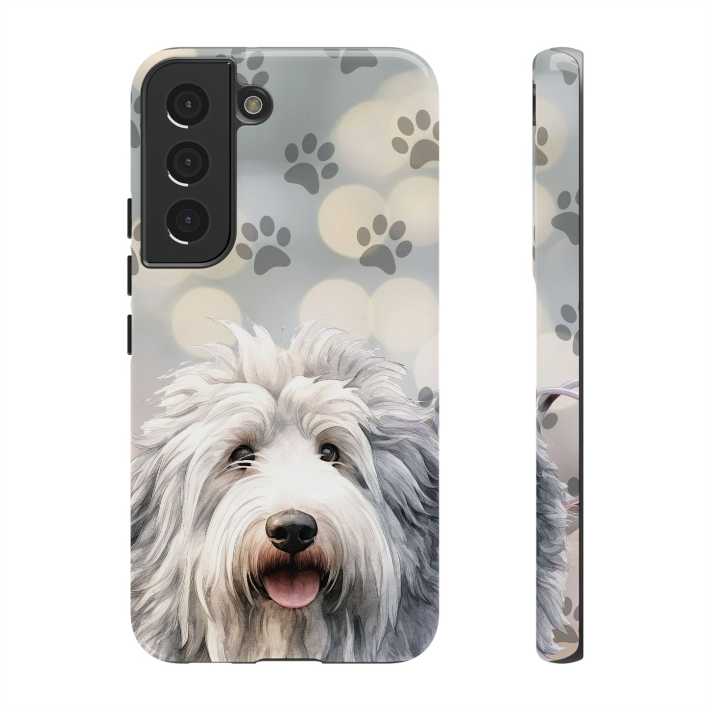 Old English Sheepdog by Tough Cases (Apple iPhone, Samsung Galaxy, and Google Pixel devices)