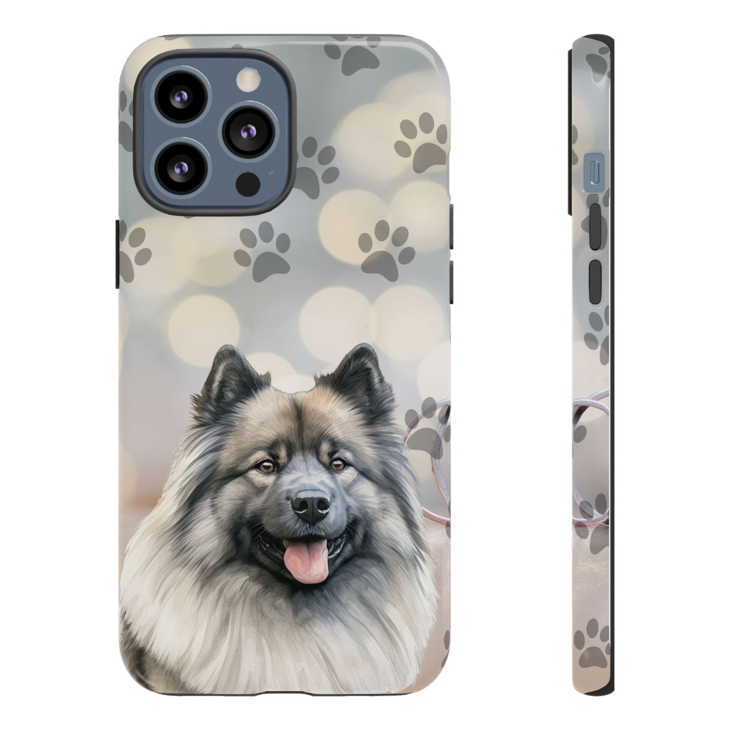 Keeshond Phone Case by Tough Cases ( Apple iPhone, Samsung Galaxy, and Google Pixel)