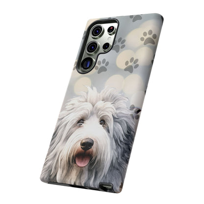 Old English Sheepdog by Tough Cases (Apple iPhone, Samsung Galaxy, and Google Pixel devices)